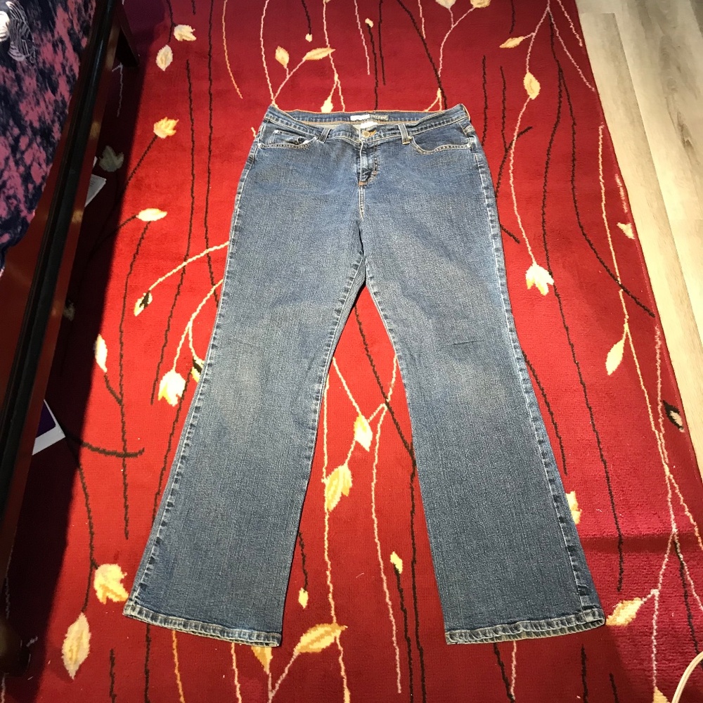 St John’s Bay Jeans, Stretch Boot, Size 14